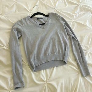 Brandy Melville light blue v neck sweater